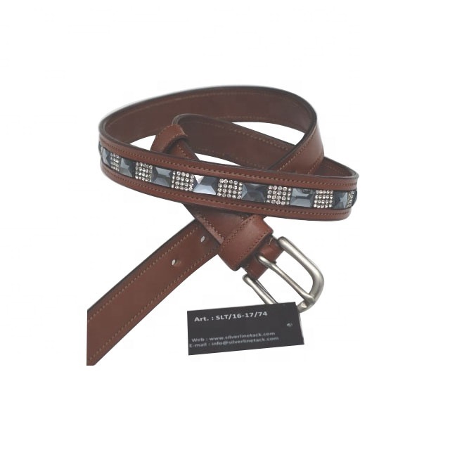 Plain Leather Belt For Riders Exporters.