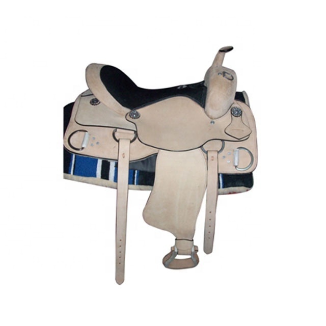 Western Horse Saddle Tack Set Leather Seat Tree OEM Customized Style Color Suede Fiber Origin Drum Type Size Place Model Dyed