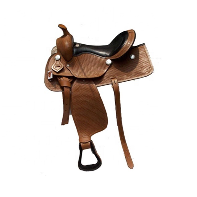 Western Horse Saddle Tack Set Leather Seat Tree OEM Customized Style Color Suede Fiber Origin Drum Type Size Place Model Dyed