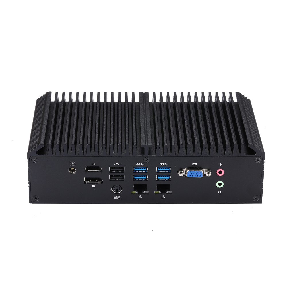 Kansung 10th Gen Fanless Mini Computer Core i7 10710U 6 COM Mini Industrial Computer With DP HD VGA Monitoring Equipment PC