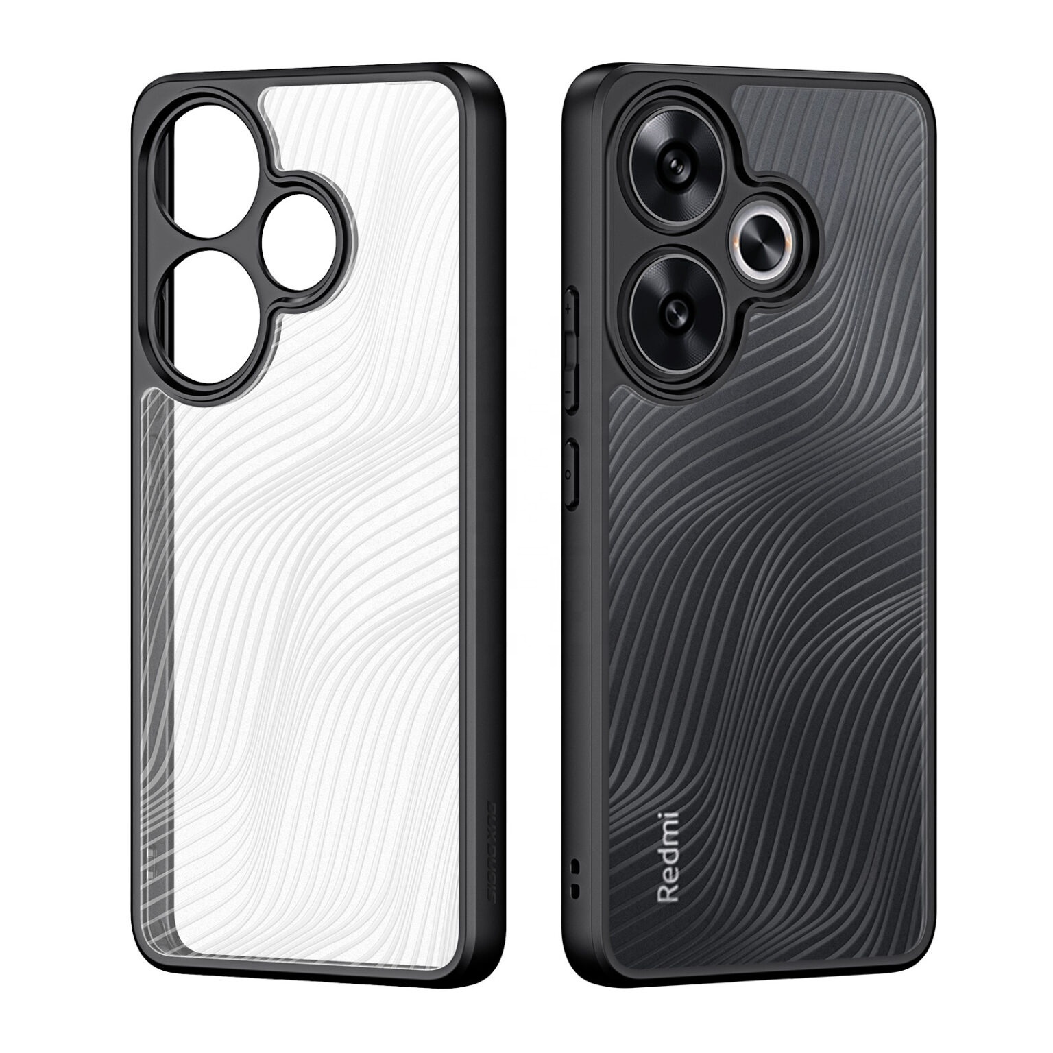 DUX DUCIS Aimo Series For Redmi Turbo 3 Clear TPU PC Matte Cover Shockproof Phone Case for Redmi Note 13 Pro