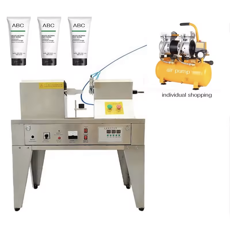 Semi-automatic ultrasonic hose sealing machine Cosmetics Toothbrush Plastic Tube cream tube filling and sealing machine