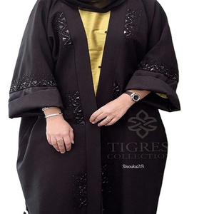 Muslim Fashion Hijab Dubai Abaya Long Dresses Women With Sashes Islam Clothing Abaya African Dresses