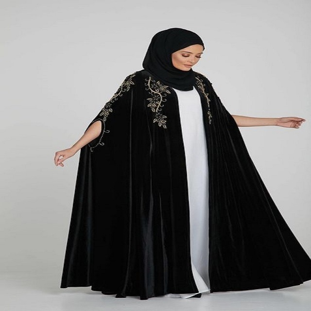 Muslim Fashion Hijab Dubai Abaya Long Dresses Women With Sashes Islam Clothing Abaya African Dresses