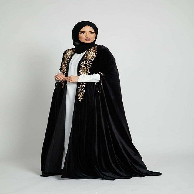 Muslim Fashion Hijab Dubai Abaya Long Dresses Women With Sashes Islam Clothing Abaya African Dresses