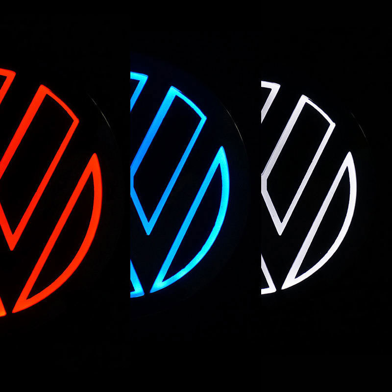 Auto Logo Badge Led Light Grille Emblem 5d Car Led Light For vw bmw toyota benz Chevrolet Mazda