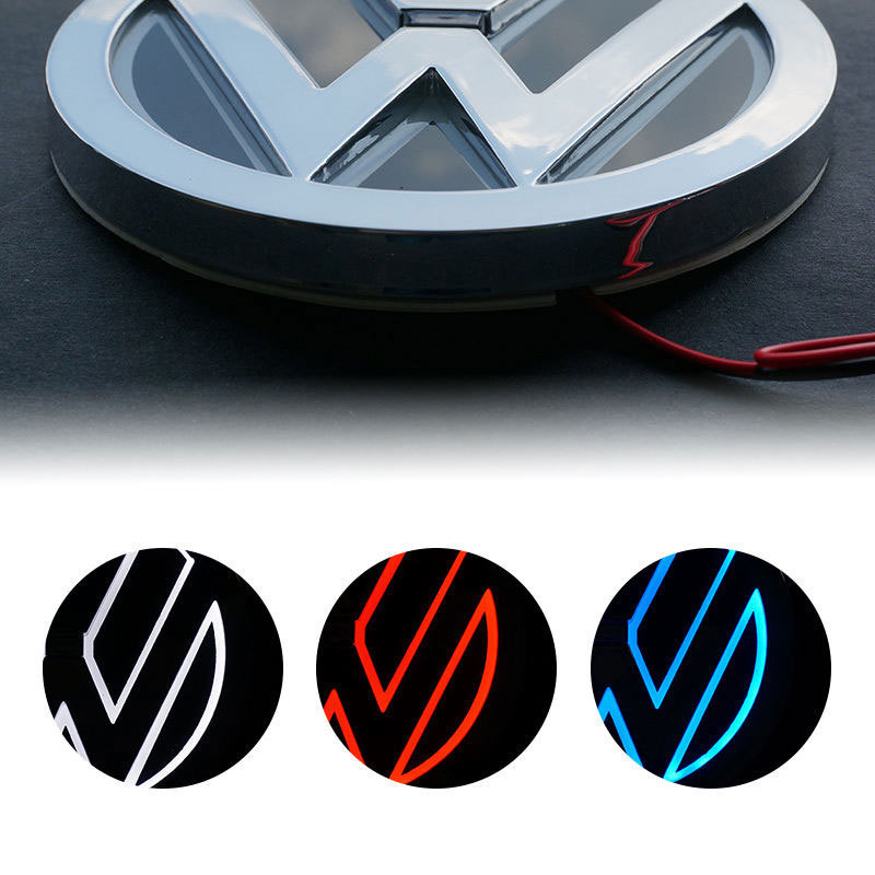 Auto Logo Badge Led Light Grille Emblem 5d Car Led Light For vw bmw toyota benz Chevrolet Mazda