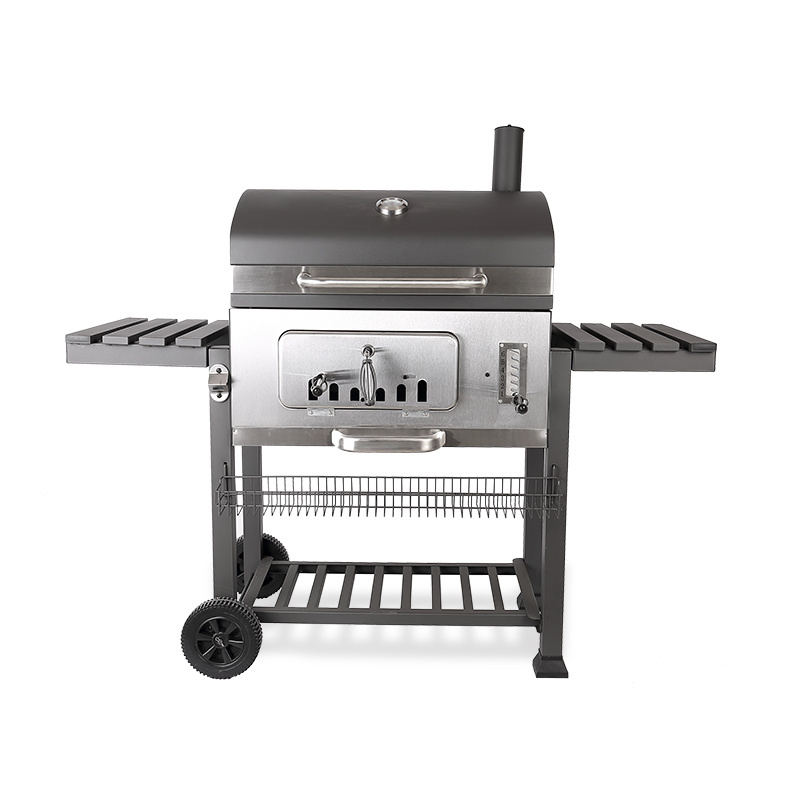 KAOKE Luxury Balcony Charcoal Barbecue Grill With Adjustable Grill Height