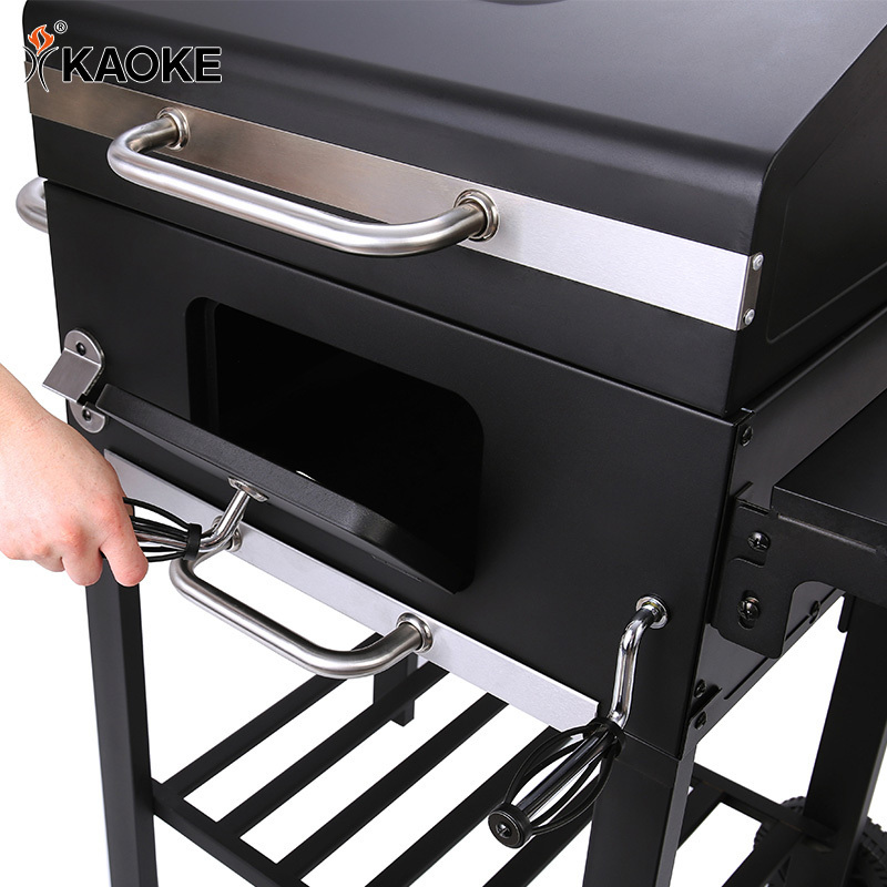 KAOKE 23 Inch Garden BBQ Grill Heavy Duty Barbecue Grill BBQ Grill With Lid