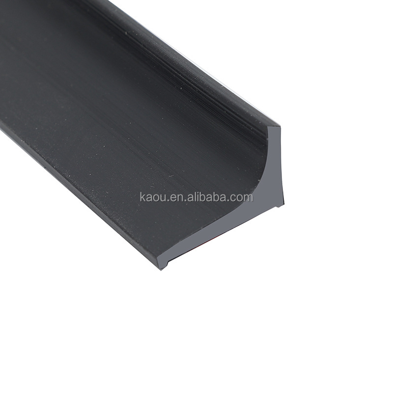 L shape Shower Threshold Water blocking Dam Barrier Shower rubber Threshold Collapsible Retaining Silicone seal Strip