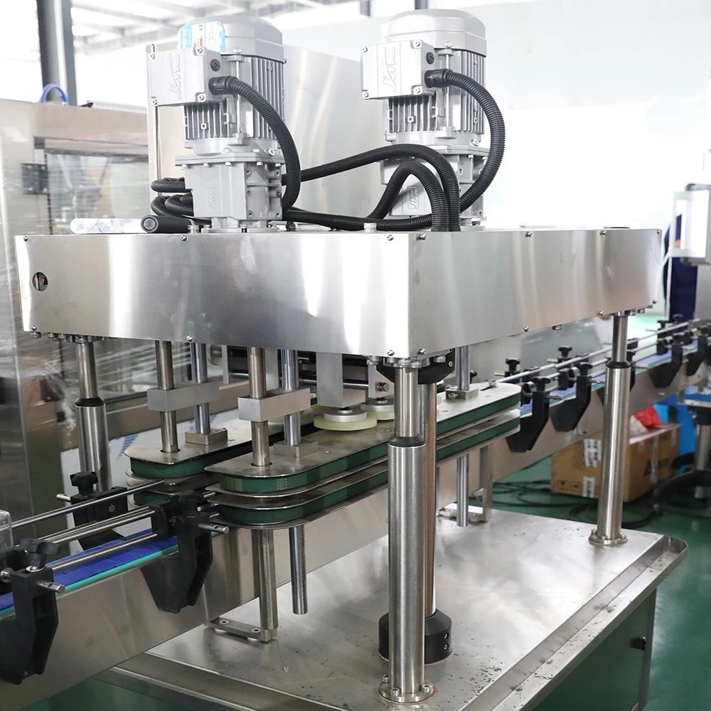 KAPACK 100ML-5000ML Automatic Piston Filling Liquid Water Paste Shampoo Filling Line Bottle Filling Capping Labeling Machine