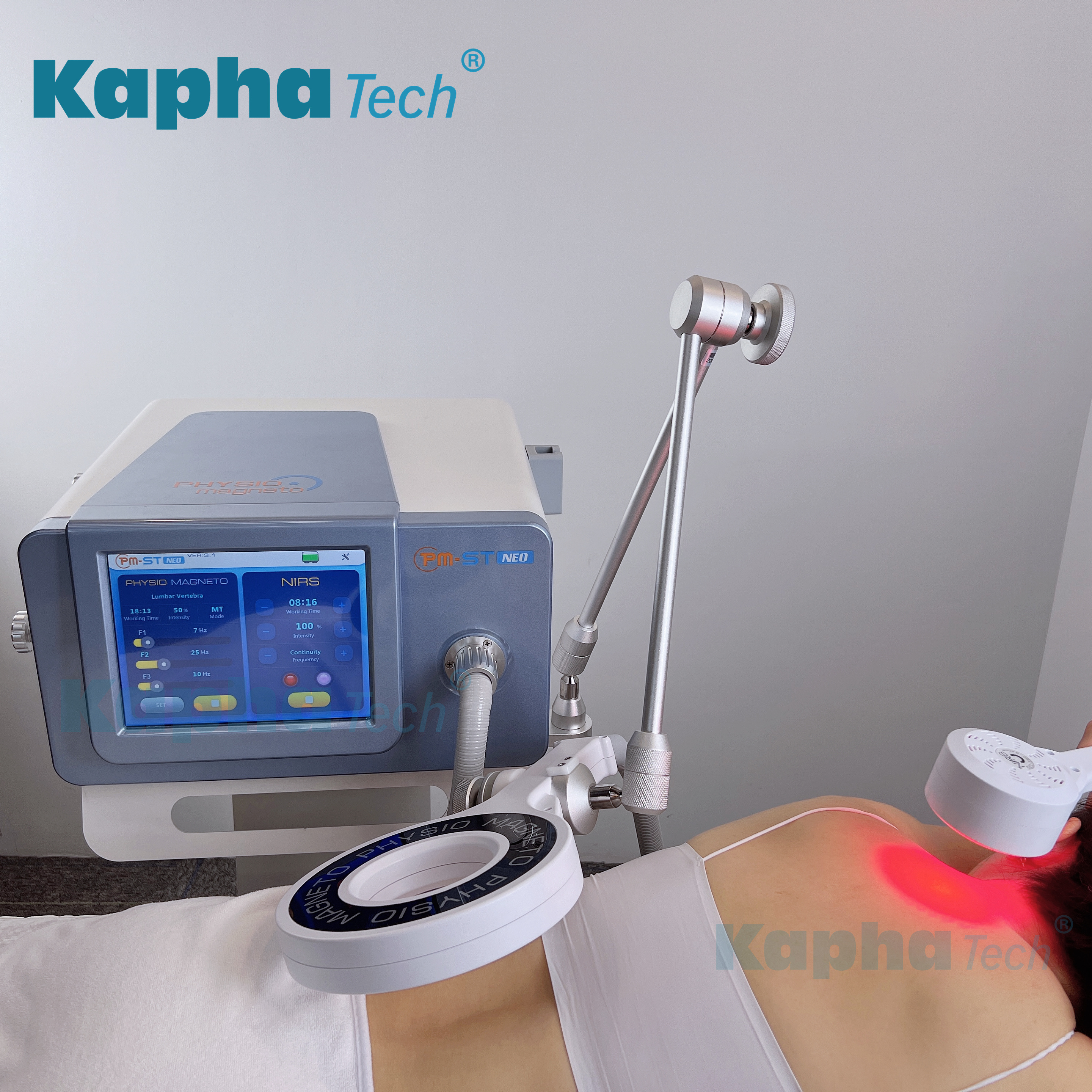 2023 Portable Emtt Physio Magneto Magnetic Transduction Therapy Pain Relief Machine With Near Infrared Laser Therapy