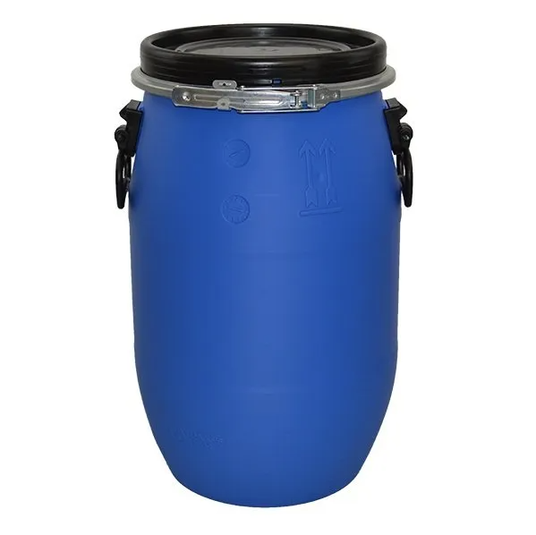 25 L 50L  120L 150L 200L open-top blue plastic barrels drum with ring/tap Durable and drop resistant 200L is the biggest