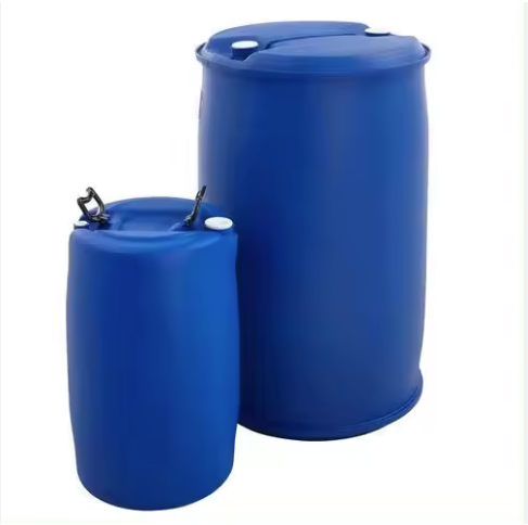 200 Liter 55 Gallon Empty Food Grade Blue Plastic Drums for Sale, For Industrial, Capacity 10-200 liters 200L Plastic Barrel