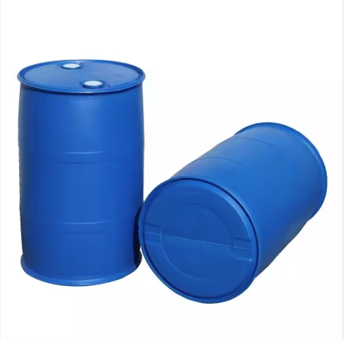 200 Liter 55 Gallon Empty Food Grade Blue Plastic Drums for Sale, For Industrial, Capacity 10-200 liters 200L Plastic Barrel