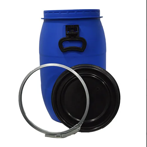 25 L 50L  120L 150L 200L open-top blue plastic barrels drum with ring/tap Durable and drop resistant 200L is the biggest