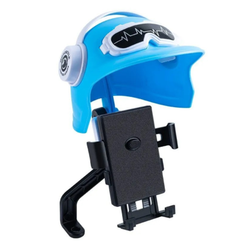 Electric bike motorcycle mobile phone bracket holder with helmet Umbrella sunshade rack