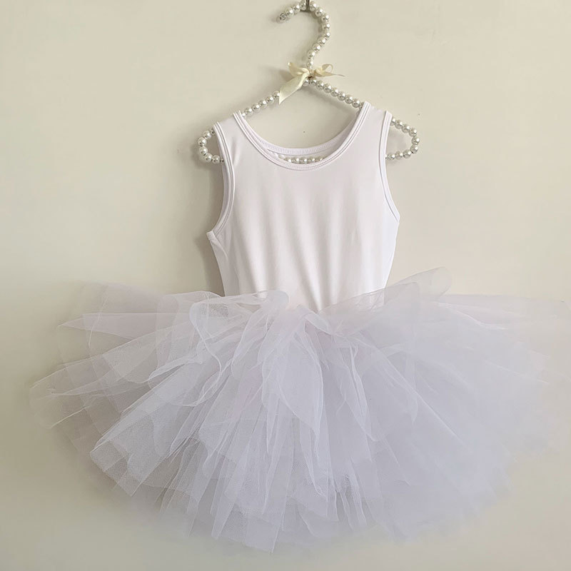 3-10years kids ballet tulle children dust pink dance tutu girl dress