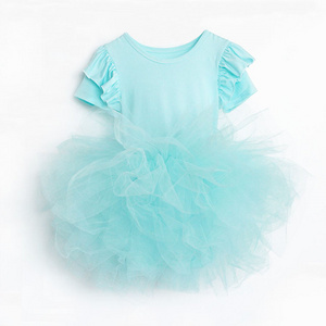 Customizable Summer Baby Girls Puffy Tulle Dance Dresses Baby Girl Princess Tutu Dress Clothes 6-12 Month