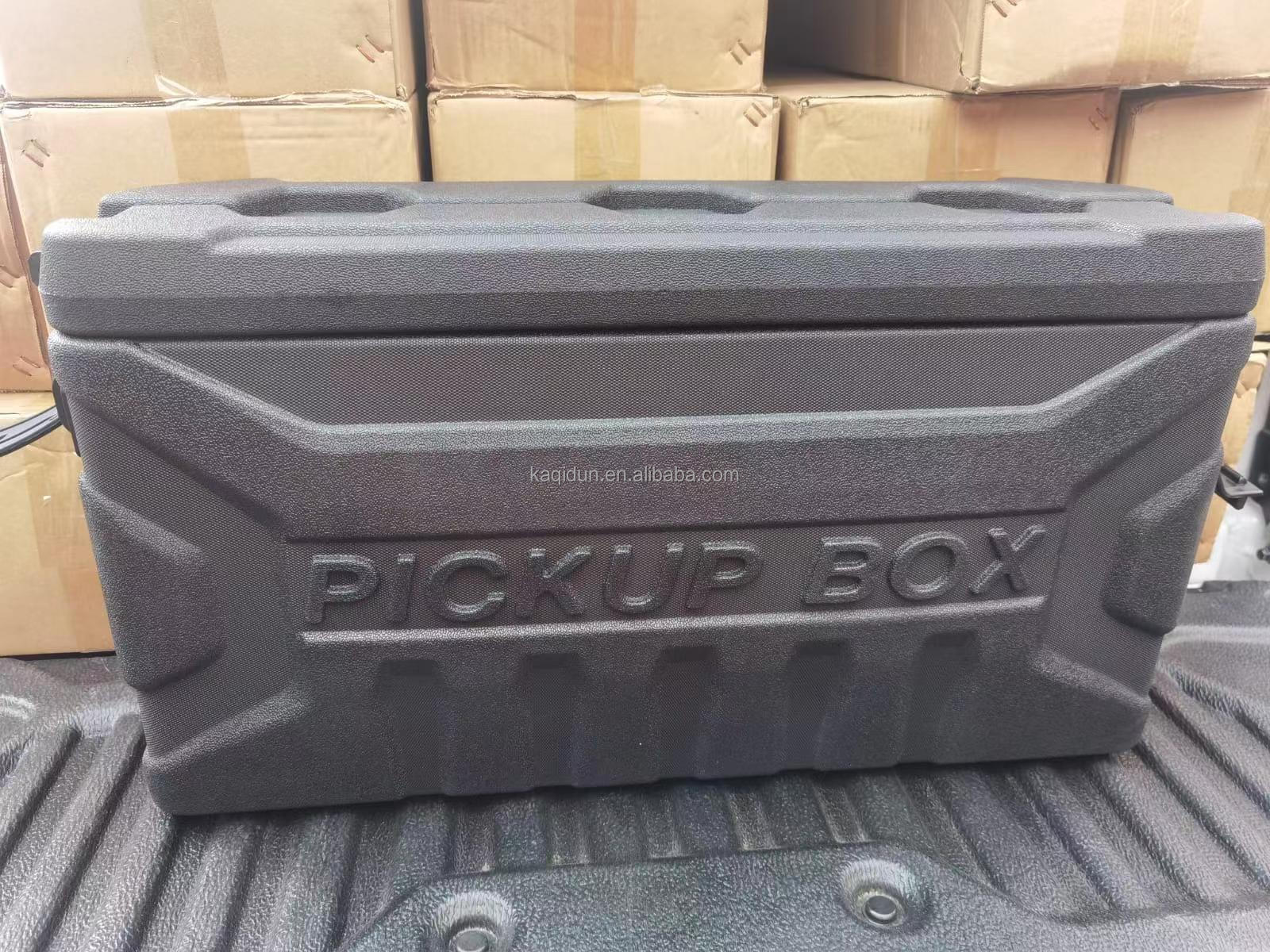 Hot Selling Car Accessories 4x4 Pickup Accessories Black Storage Boxes Replacement Plastic Tool Box For Hilux D-max Ranger