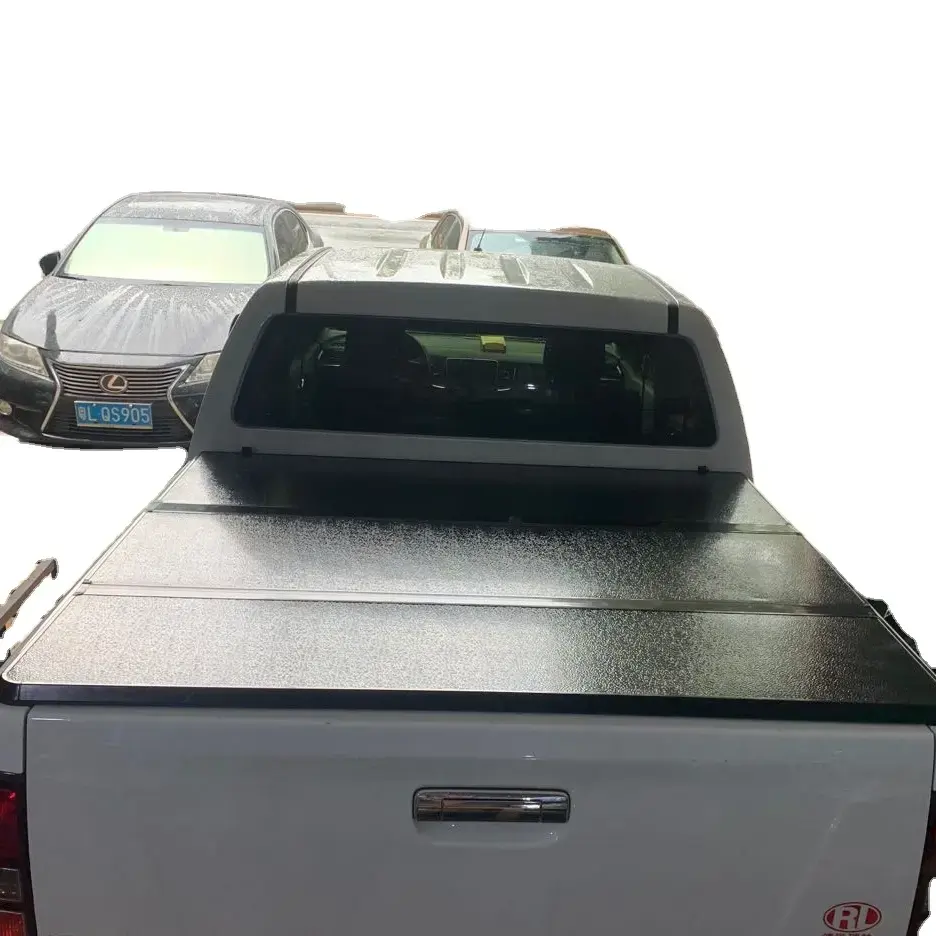 All New Design Hot Sale Car Accessories Aluminum Manual Tonneau Cover With Lock For Hilux Revo ISUZU