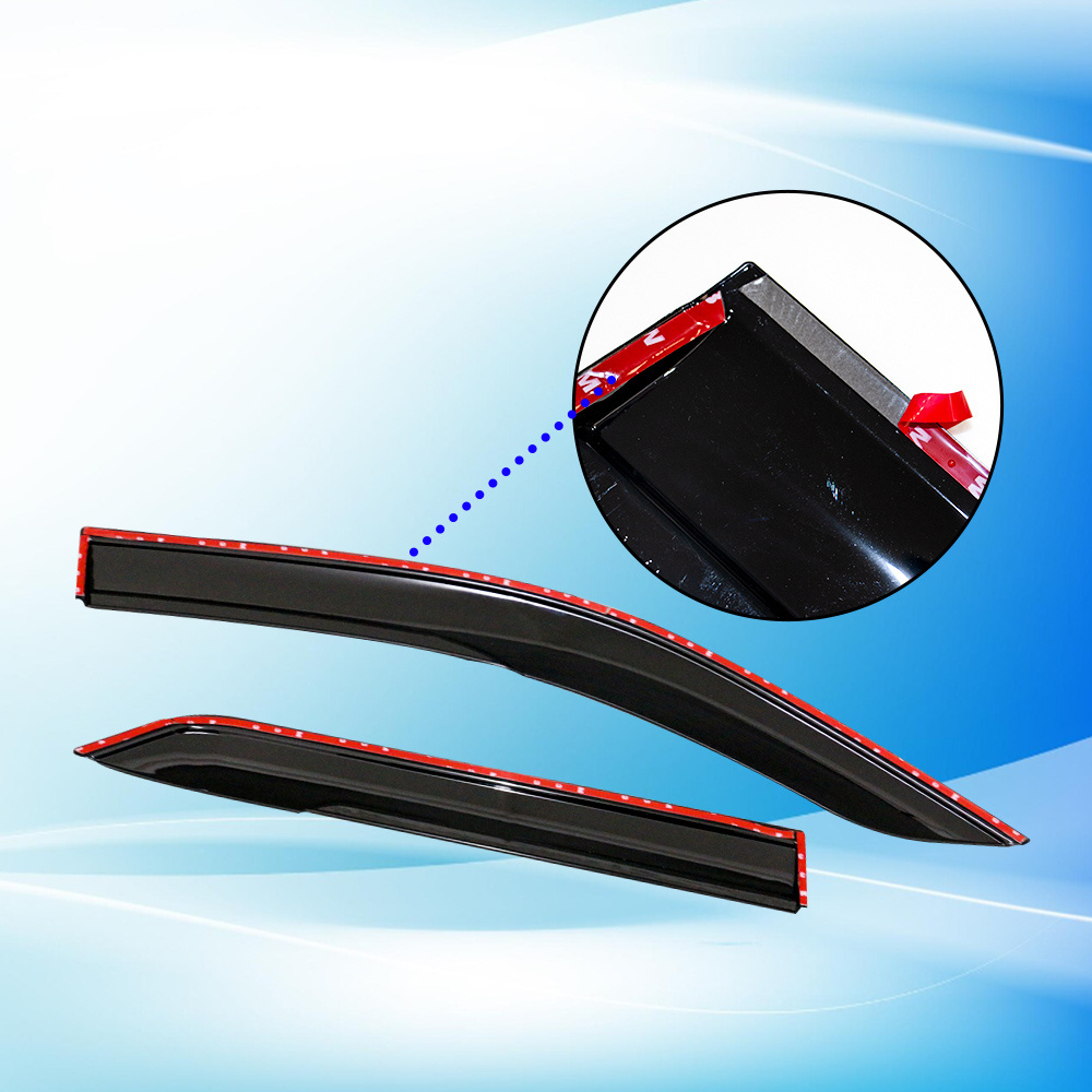 car weather rain shields windoe visor door visor for Toyota Fortuner 2015