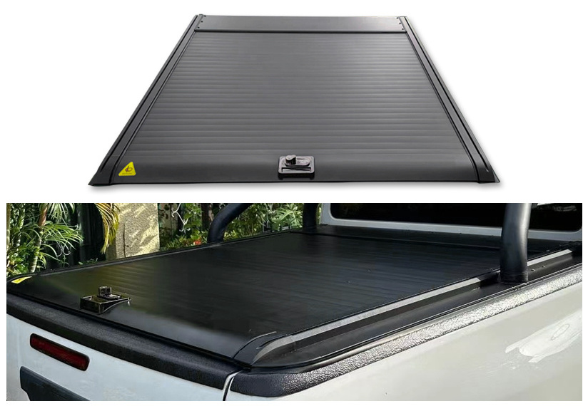 Car Parts Roller Lid Up Pick Up Truck Aluminium Alloy Tonneau Cover For Chevrolet Colorado