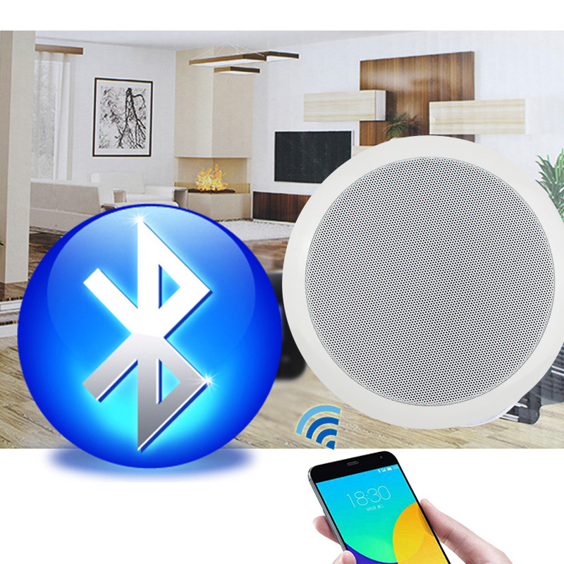 Anti-Noise Sound Masking Speakers 10W 6inch PA Ceiling Speaker for Paging Music Signals, Public Address System