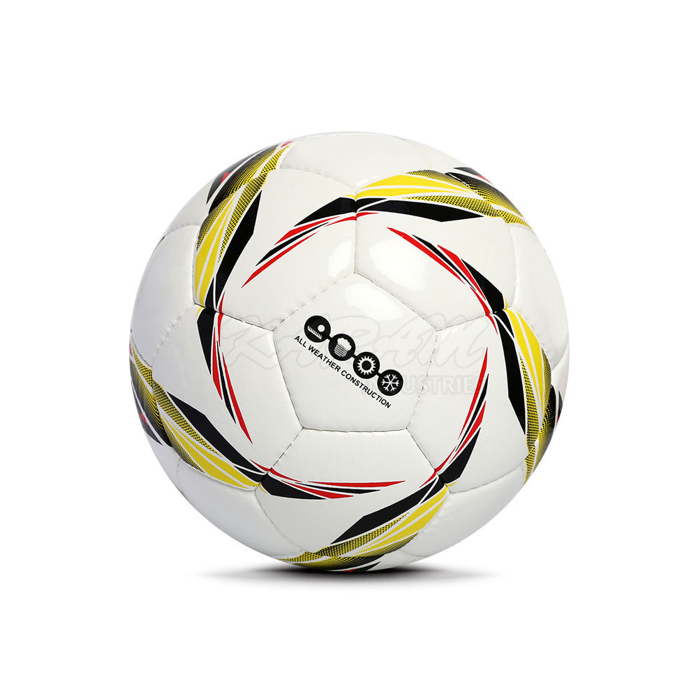 Custom Made Training Match PVC Football Size 5 Soccer Ball For Sports Training Made In Pakistan