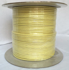 Manufacturer High Tenacity Fireproof Braided Aramid Kevlar Wire Rope Cord Thread