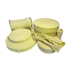 Best Price Aramid Fire Kevlar Wick Webbing 50mm 38mm 2 Inch Wide 3mm 2mm Thick Flat Kevlar Wick