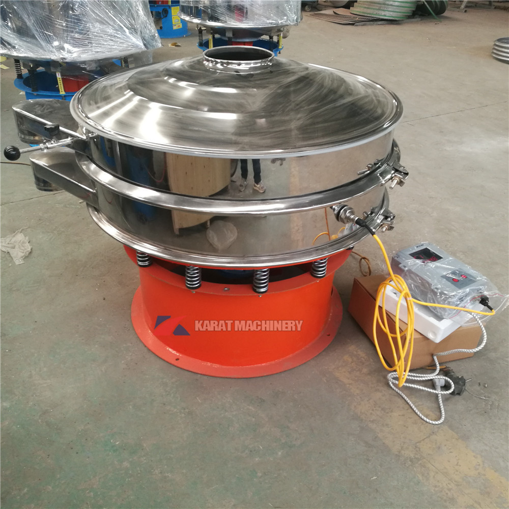 High Frequency Ultrasonic Rotary Vibrating Screen Device To Screen Calcium Phosphate Vibration Mechanical Sieve