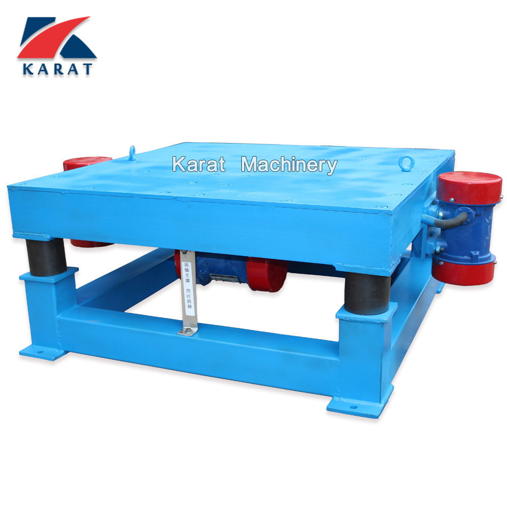 Industrial resin bonded sand moulding small shaker vibrating table