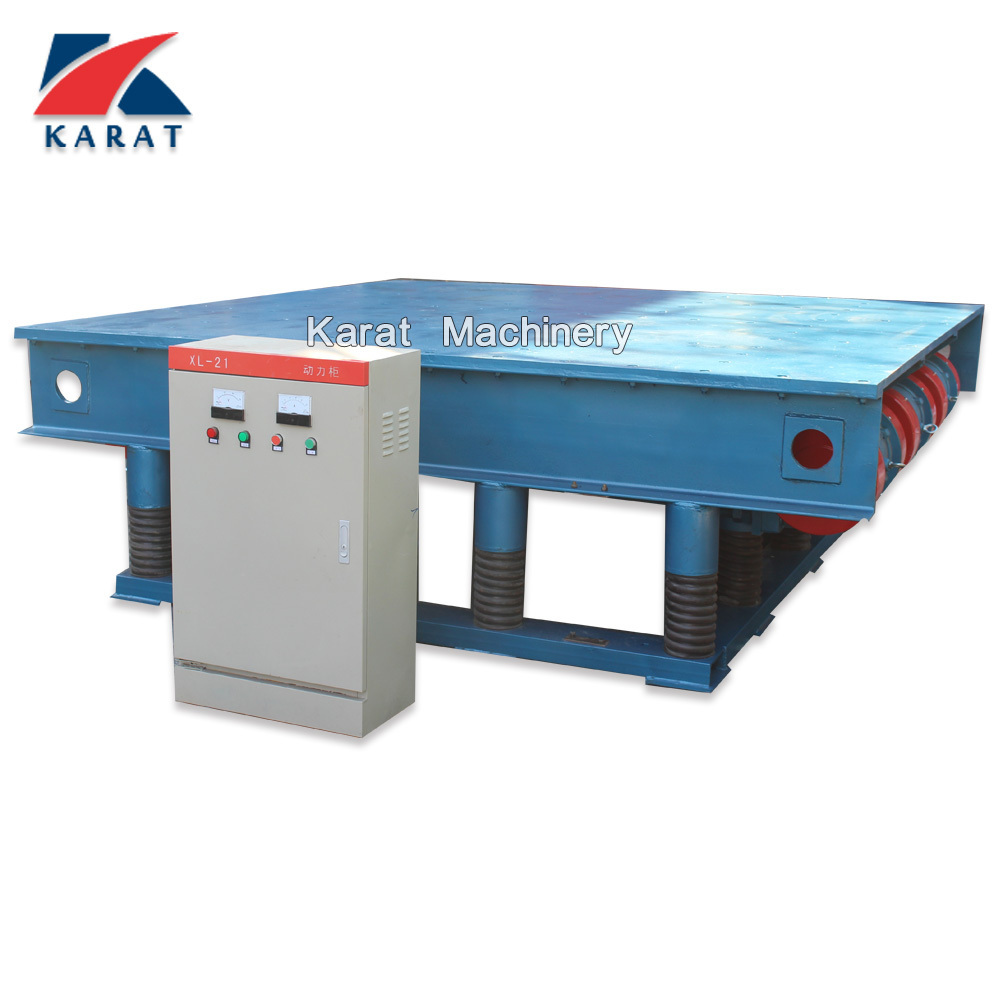 Industrial resin bonded sand moulding small shaker vibrating table