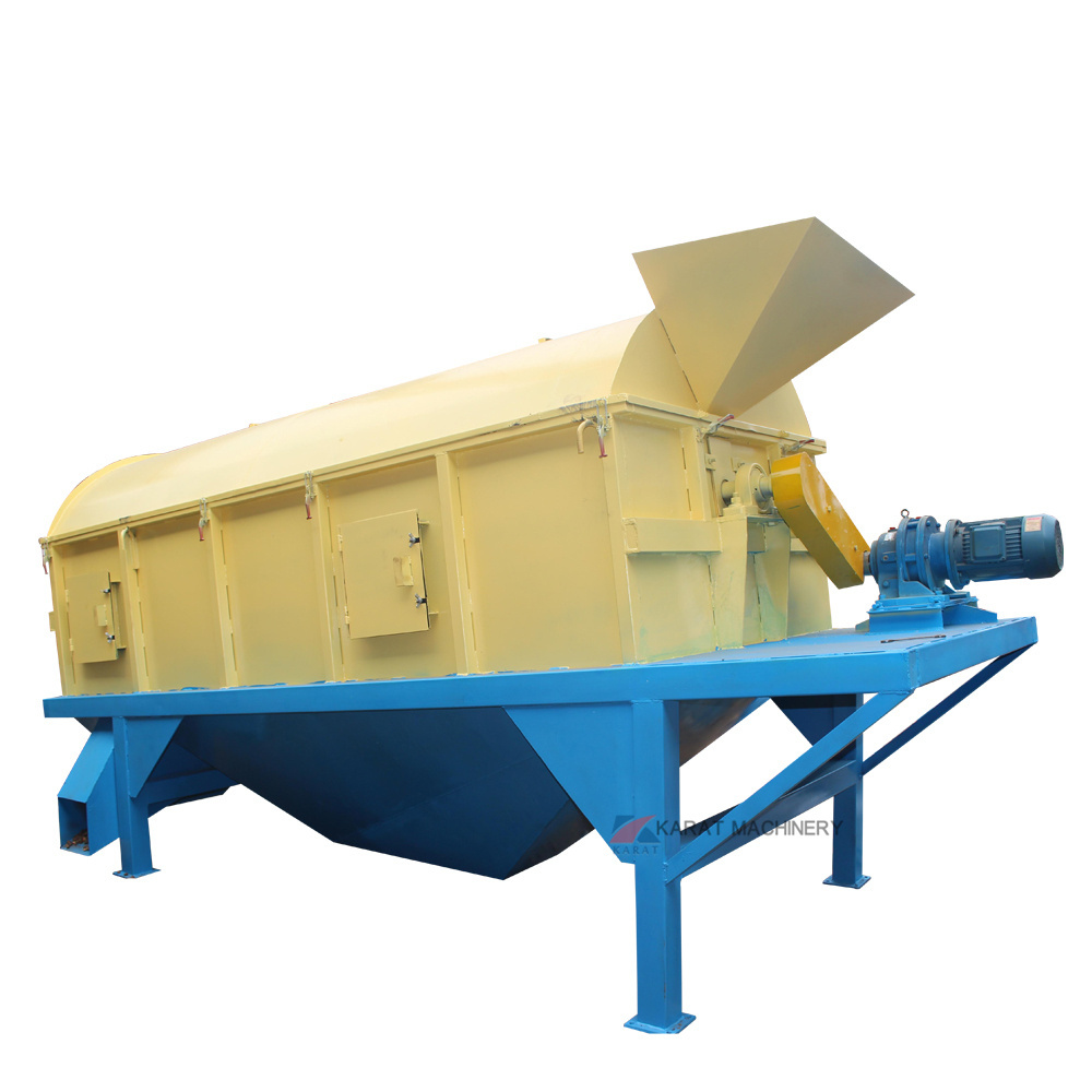 China Rotary Drum Sieve Screening Machine Grape Seed Trommel Screen