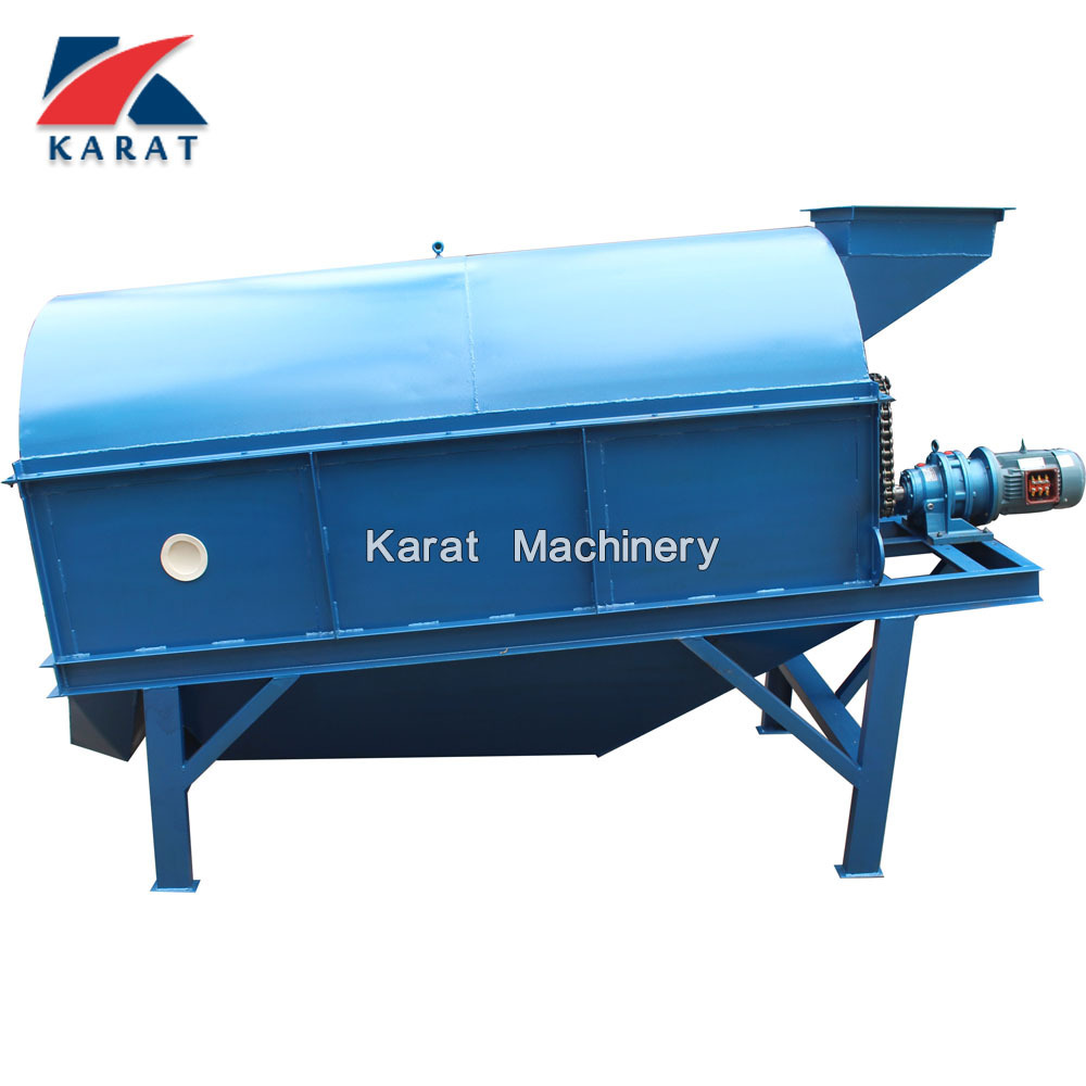 China Rotary Drum Sieve Screening Machine Grape Seed Trommel Screen