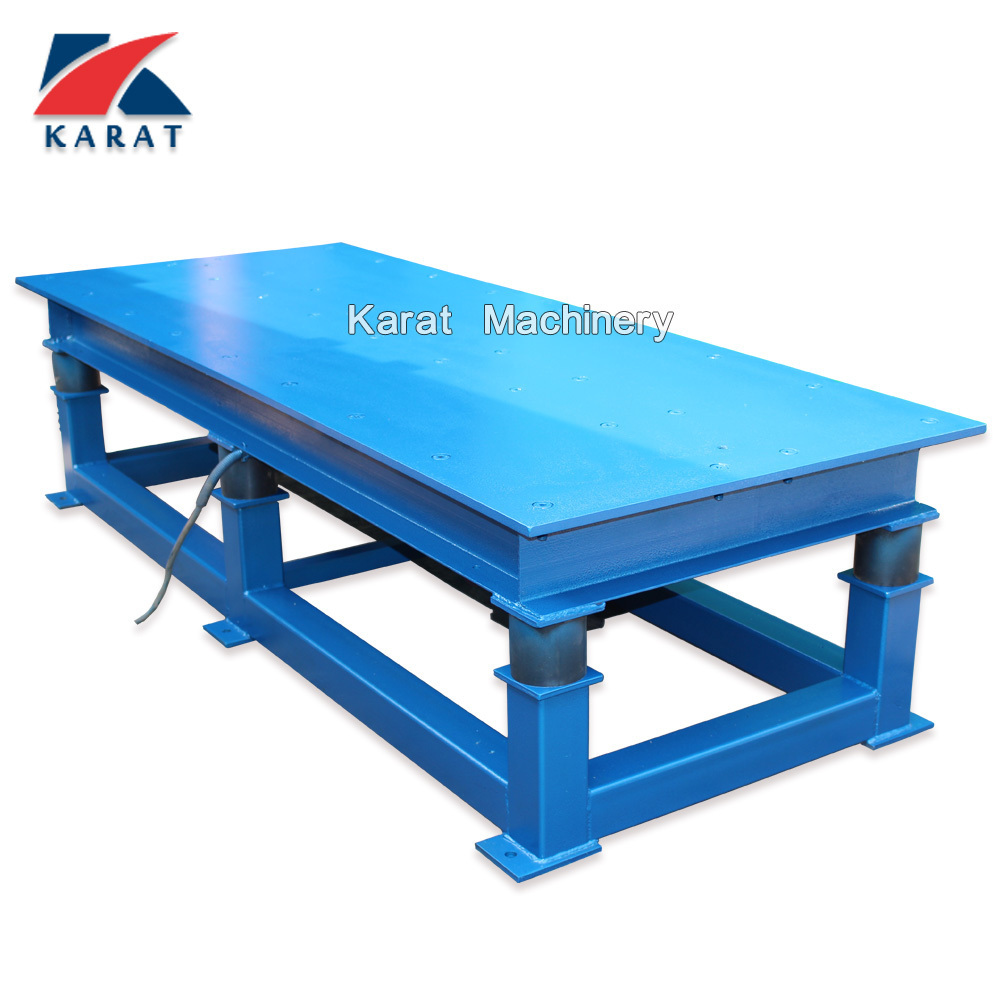 Industrial resin bonded sand moulding small shaker vibrating table