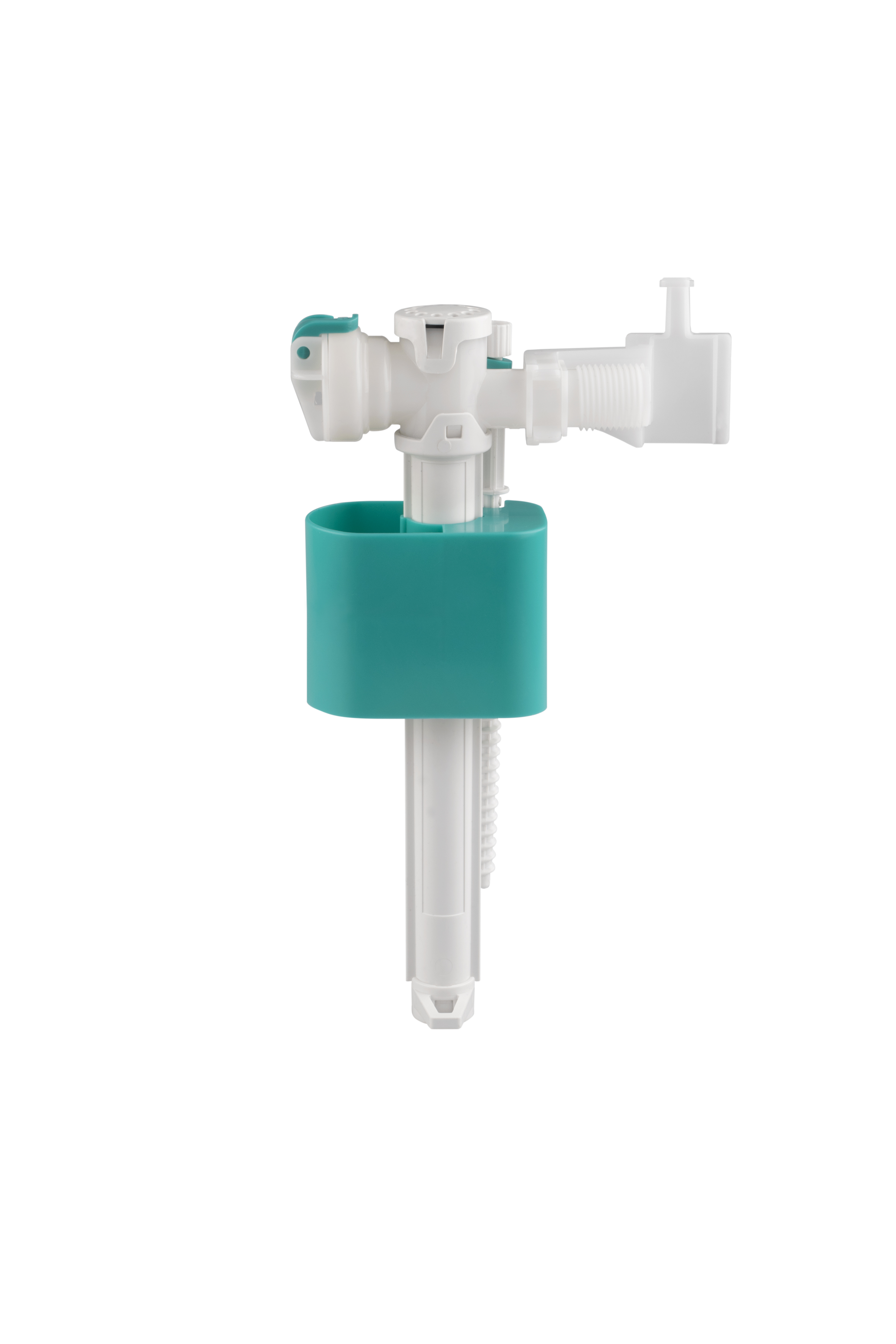 Inlet valve toilet tank accessories side entry adjustable floating ball water infill valve