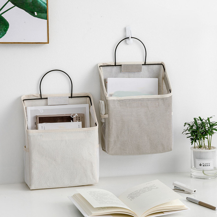 Wall Hanging Storage Bag,Waterproof Over The Door Closet Organizer Cotton hanging basket