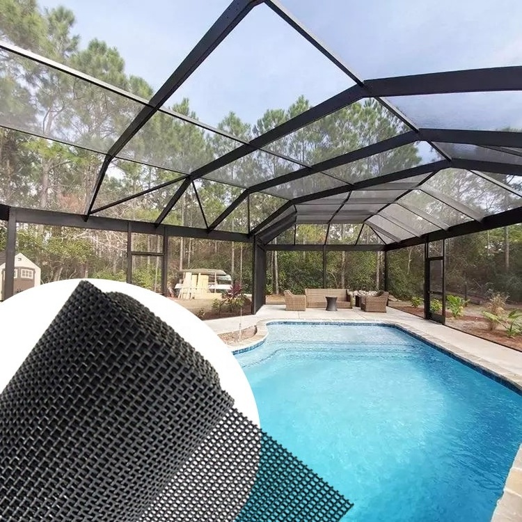 Hot selling Pool and Patio Screen Rolls 18x14 Insect Protection Mesh Anti Mosquito Net Fiberglass Screen Rolls