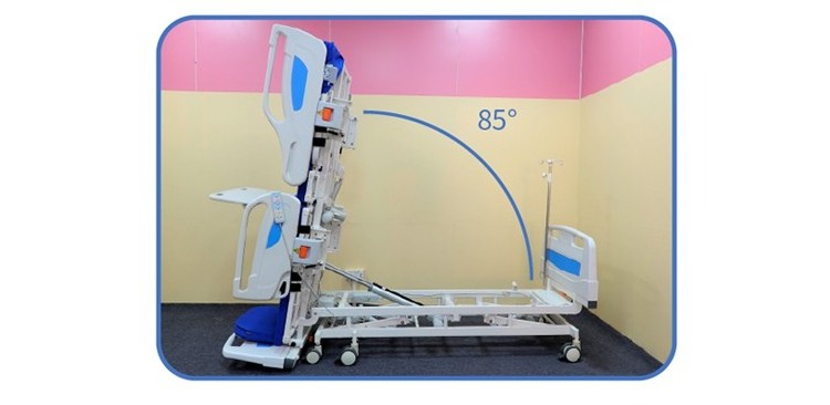 Manufacture Price Wholesale Multi-function Tilting Hospital Beds Electrical Manual Crank Medical Bed For ICU and Clinic