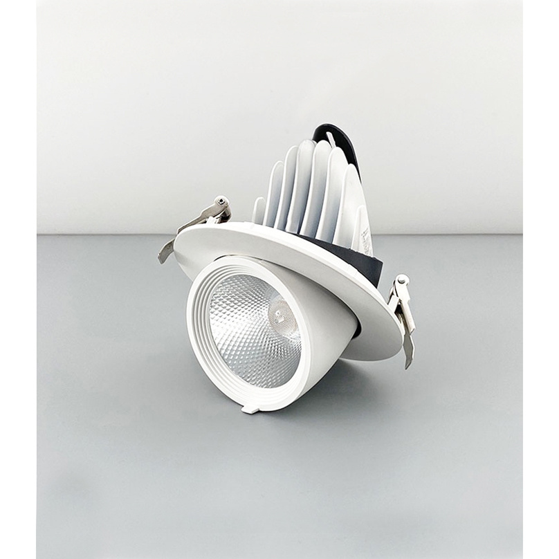 Hotel Lights 24 Degree 6 Inch Mini Ultra Slim Led Recessed Downlight 120mm Cutout