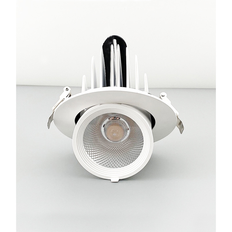 Hotel Lights 24 Degree 6 Inch Mini Ultra Slim Led Recessed Downlight 120mm Cutout