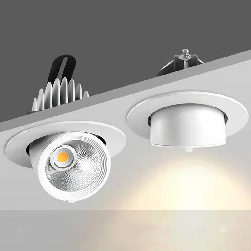 Hotel Lights 24 Degree 6 Inch Mini Ultra Slim Led Recessed Downlight 120mm Cutout