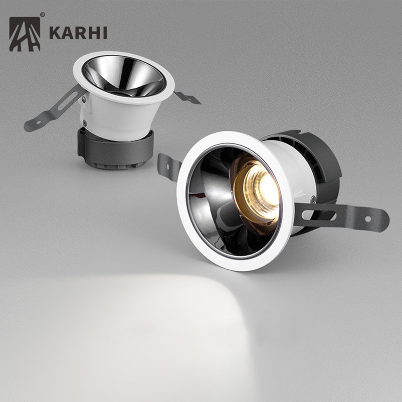 2023 New Product Matt Silver Reflector Karhi Spotlight Hunting Spot Lights 12v Australian Standard Led Down Light