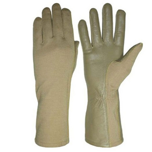 Fashionable tactical cold weather Nomex pilot flight gloves