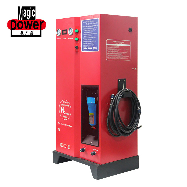 Car Tyre Nitrogen Inflator, 80L tank capacity, tyre inflation management