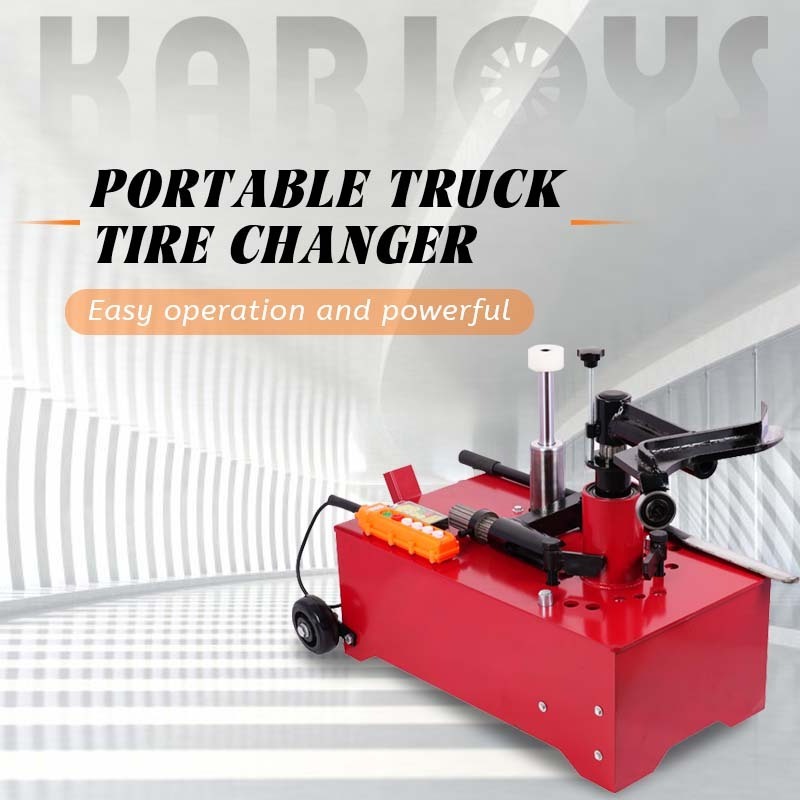 Portable mobile truck wheel changer automatic truck tyre changer machine