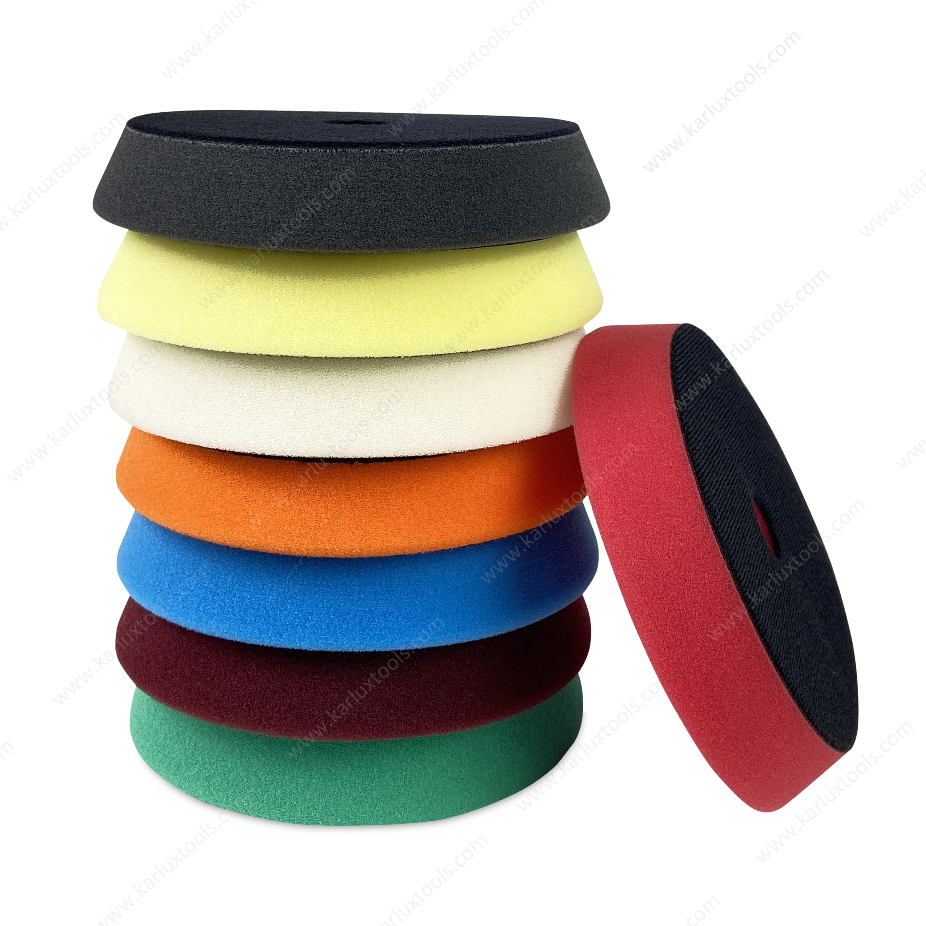 Foam Pad 6 inch Hook and Loop Foam Pads 150mm Car Polishing Foam Pad for Compounding Polishing and Waxing