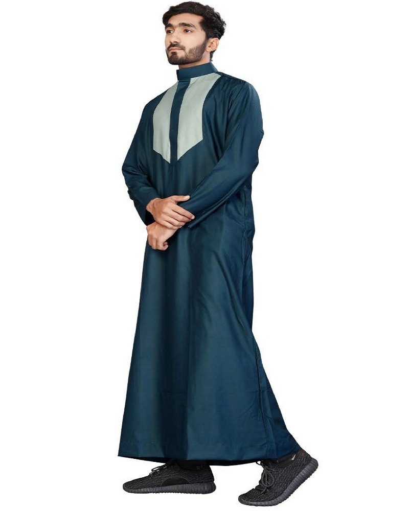 Islamic Clothing Dubai Saudi Kuwait Thobe For Men Daffah Thobe Islamic Clothing Men Muslim Haramain thobe islamic clothing